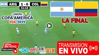 🔴 En Vivo Argentina vs Colombia La Final Copa América 2024 en vivo hoy Donde ver resumen 2024 [upl. by Silvestro]