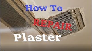 How To Repair Plaster Walls and Ceilings [upl. by Harret417]