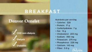 DaVita Kitchen  KidneyFriendly Denver Omelet Recipe [upl. by Mila623]