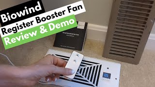 DOES IT WORK Biowind 4x10 Register Booster Fan PROs amp CONs [upl. by Enenaj513]