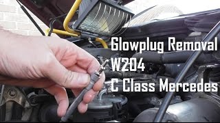 W204 C Class Glowplug Removal amp Replacement Guide [upl. by Wixted]