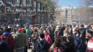 Ann Arbor Hash Bash 2024 Tribute to John Sinclair [upl. by Weissmann]