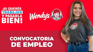 Convocatoria de Empleo  WENDYS [upl. by Euqcaj]