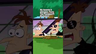 My favorite A platypus Perry The Platypus Moments phineasandferb shorts disney [upl. by Vidda]