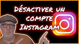 Comment DÉSACTIVER TEMPORAIREMENT son Compte INSTAGRAM TUTO 2022 [upl. by Eerolam]