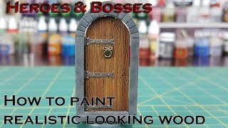 Painttech 10  How to paint realistic looking wood [upl. by Illona80]