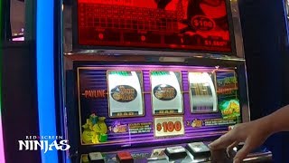 VGT SLOTS  100 MAX BET DOUBLE JACKPOT OVER 16000 JACKPOT RIVERWIND CASINO [upl. by Ylrebmyk632]