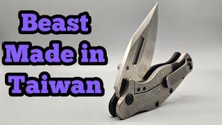 TOUGH TITANIUM FRAMELOCK KNIFE [upl. by Kirven]