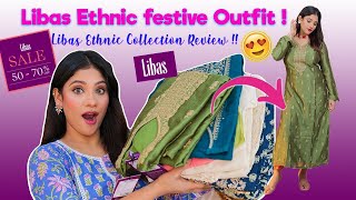 quotLibas Ethnic Wardrobe Upgrade Fashion Haul  Festive Start 749 Rs [upl. by Danny]