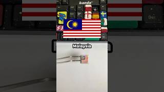 Draw malaysia in the keyboard shortvideo keyboard diy [upl. by Justicz598]