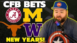 College Football Bets Monday January 1st Bowl Predictions  The Sauce Network  Kyle Kirms Picks [upl. by Valley]