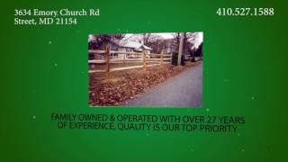 Fencing Company in Harford County MD  Rustic Rail Fence Company [upl. by Nilra537]