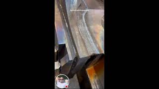 Heavy weldingnice capping proper heating [upl. by Aspia]