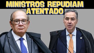 MINISTROS FAZ DISCURSO SOBRE ATENTADO A BOMBA AO STF E LIGAÇÃO AO ATO DO DIA 81 [upl. by Kcinimod]