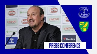 EVERTON VS NORWICH CITY  RAFA BENITEZ PRESS CONFERENCE  PREMIER LEAGUE GW6 [upl. by Onra]