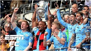 Man City vs Watford City win 60 claim 1st ever mens English domestic treble  FA Cup Highlights [upl. by Wertz999]