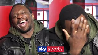 Dillian Whyte bursts into LAUGHTER at Wilder and calls out Fury [upl. by Eseela]