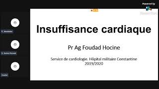 Cours Insuffisance cardiaque  Pr foudad [upl. by Rebmyk]