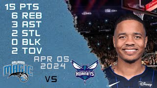 Markelle Fultz player Full Highlights vs HORNETS NBA Regular season game 05042024 [upl. by Pearla]