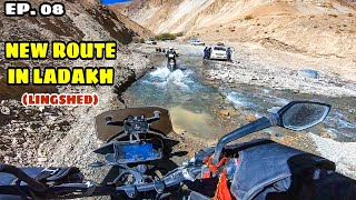 LINGSHED 🔥 New Route in Ladakh  Most Adventurous Ride  Zangla to Lingshed  Extreme Ladakh Ep8 [upl. by Htur]