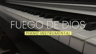 FUEGO DE DIOS  Rojo Piano Instrumental  Romina Fernández [upl. by Aineg]