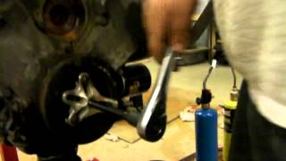 Crown Victoria  Crankshaft Pulley Removal Part 1 [upl. by Esertap]