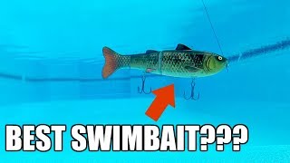 Which Swimbait has the BEST Action Underwater Testing [upl. by Ydneh]