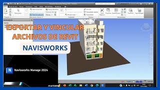 Como Exportar de REVIT y Vincular archivos a NAVISWORKS  NWC NWF  NWD2024 [upl. by Uball]