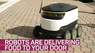 Robots are delivering food to your door [upl. by Yenmor]