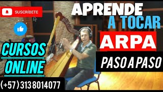 CLASES DE ARPA Reynaldo Armas  LA FELICIDAD DE UN PENSADOR tutorial aprende arpa paso a paso [upl. by Bakki20]