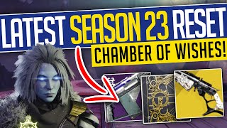 Destiny 2  LASTEST SEASON 23 RESET FINAL Exotic Catalyst Secret Area amp More  Season 23 [upl. by Perlie687]