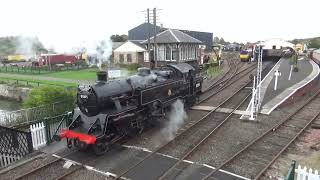 Boness Steam Gala in the rain 2024 [upl. by Hamburger]