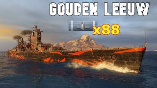 World of WarShips Gouden Leeuw  1 Kills 311K Damage [upl. by Yanarp504]