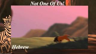 The Lion King 2  Not One Of Us One Line Multilanguage [upl. by Negrom]