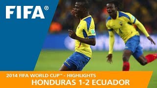 Honduras v Ecuador  2014 FIFA World Cup  Match Highlights [upl. by Salesin]