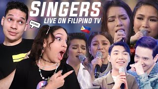 Latinos React to Best SINGING MOMENTS on FILIPINO TELEVSION ft Vice Ganda Show [upl. by Ettennod]