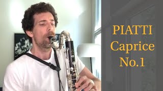 Extract from Piatti Caprice n°1  Nicolas Baldeyrou on bass clarinet [upl. by Stead794]