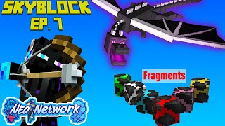 Defeating the Ender Dragon │NeoNetwork Skyblock Ep 7 [upl. by Kiryt]