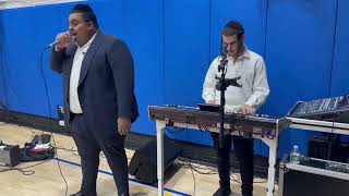 Nechemya Katz And Avrumi Cohn Performing Am Yisrael Chai Eyal Golan [upl. by Vez305]