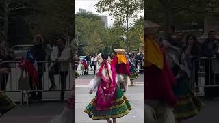 Ecuadorian Folk Dance 🇪🇨 Hispanic Day Parade 2023 NYC  Desfile De La Hispanidad [upl. by Arhna89]