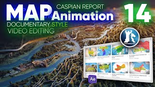 Edit Like Caspian Report  Map Animation in After Effect  Class14 [upl. by Beth151]