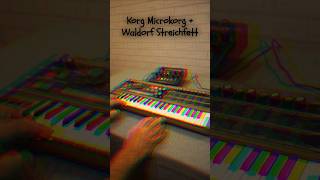 SoundDemo Korg Microkorg  Waldorf Streichfett by A Tenner korg microkorg waldorf streichfett [upl. by Assertal]