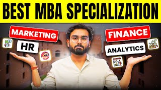 BEST MBA Specialization  How Should You Choose  Marketing vs Finance vs HR vs Analytics [upl. by Judus]