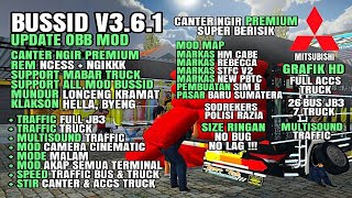 BUSSID V361 OBB MOD CANTER NGIR NGIR GRAFIK HD FULL MARKAS TRUCK TRUCK MABAR V1 FITUR BARU DLL [upl. by Weide]