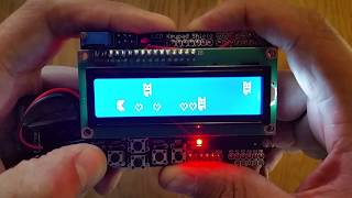 PacmanRider  Pacman on the Arduino LCD Keypad Shield [upl. by Najram]