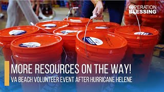 Hurricane Helene Emergency Kit Packing Event [upl. by Carlo]