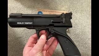 WEBLEY TEMPEST 177 CENTENNIAL AIR PISTOL [upl. by Bilow]