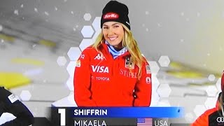 Mikaela Shiffrin  WINNER 98  Slalom  Levi  RUN 2  2024 [upl. by Solley44]