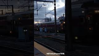 Needham Line entering South Station New Camera [upl. by Helfant456]