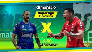 FINAL DA SUPERLIGA MASCULINA Campinas x Sesi Bauru NARRAÇÃO AO VIVO  Dimensão Esportiva [upl. by Jakie]